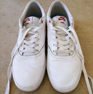 Nike Men's 10 SB Check Solar White Shoes